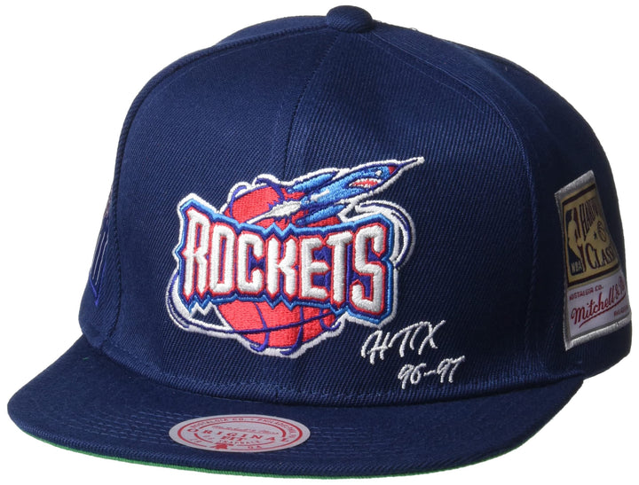 Mitchell & Ness Snapback Cap - Jersey Love Houston Rockets