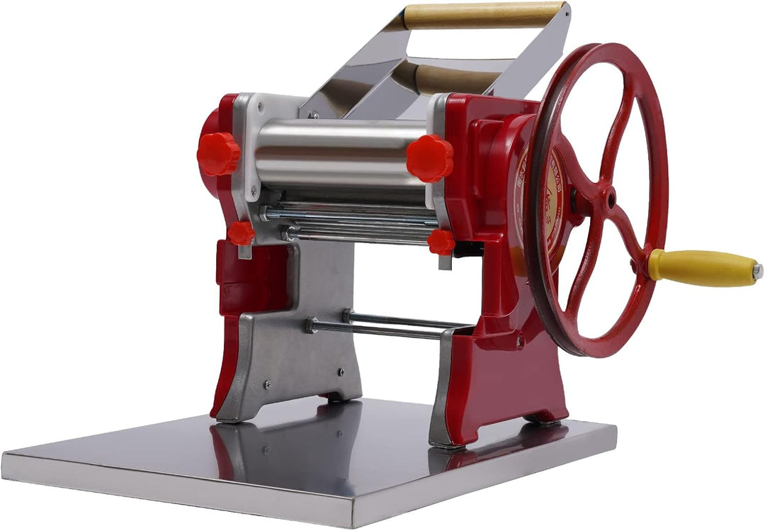 Nudelmaschine Manuelle Teigwalzenmühle aus Edelstahl Multifunktionale Manuelle Pasta Maker Nudelschn