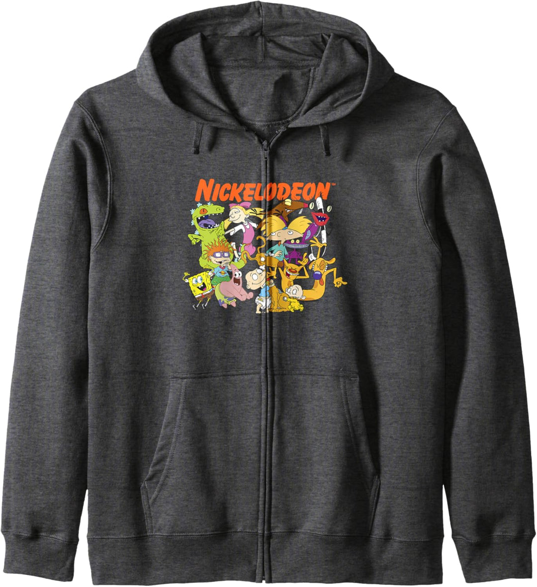 Nickelodeon Multi Franchise Retro 90's Character Group Shot Kapuzenjacke