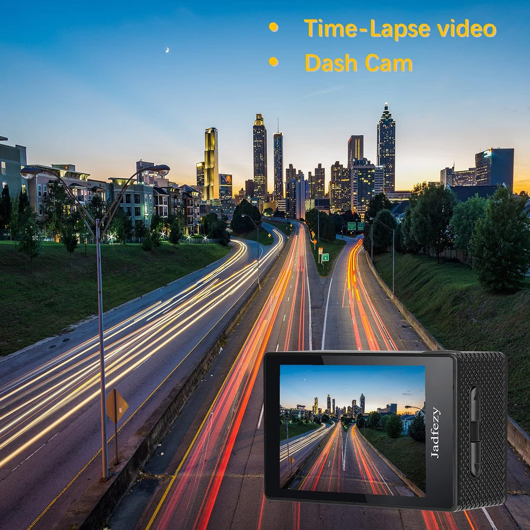Action Cam FHD 1080P mit 32GB Karte, Unterwasserkamera wasserdicht bis 30M, 140 Grad Weitwinkel Acti