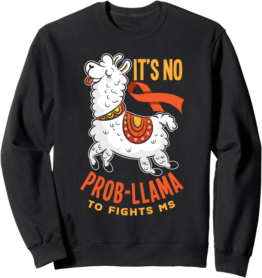 Lustige MS Krieger Lama Kampf MS Multiple Sklerose Bewusstsein Sweatshirt