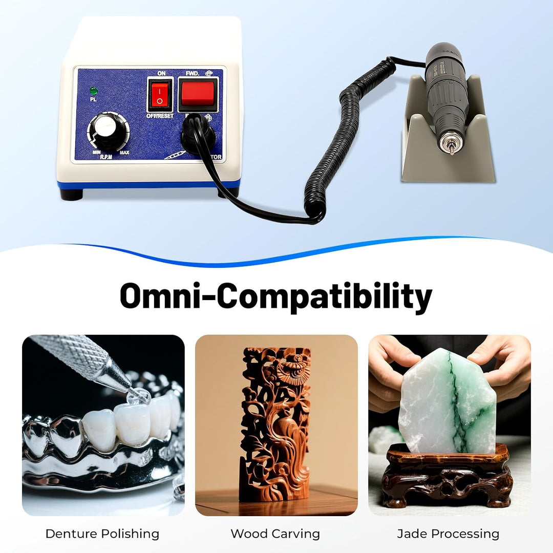 Labor Mikromotor, Dental Marathon Mikro-motor Micromotor mit Handstück und Winkelstück, 0-35000 U/mi