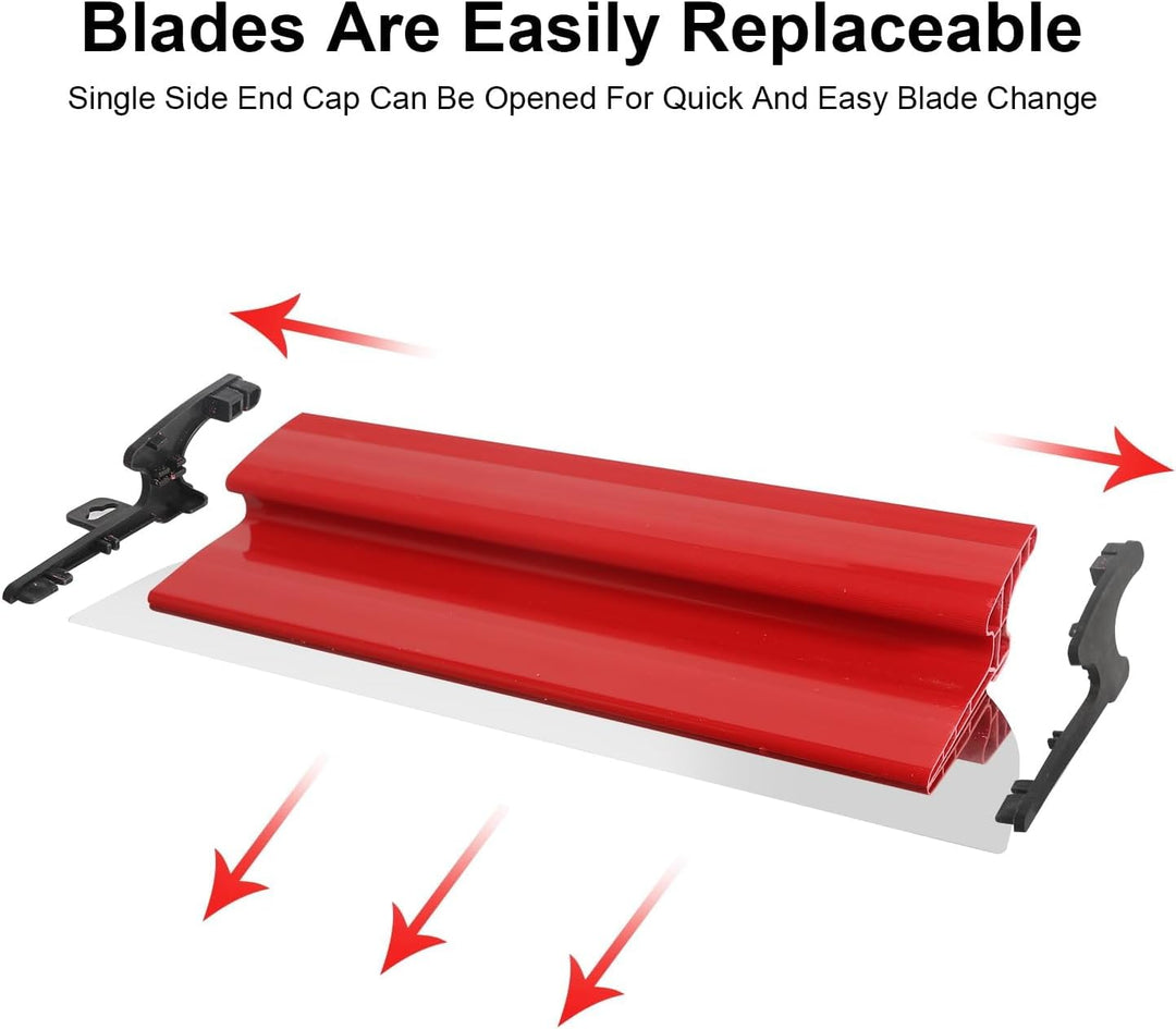 40CM Flächenspachtel, Flächenspachtel Profi Rostfrei Edelstahl Flexible Skimming Blades, Edelstahlkl