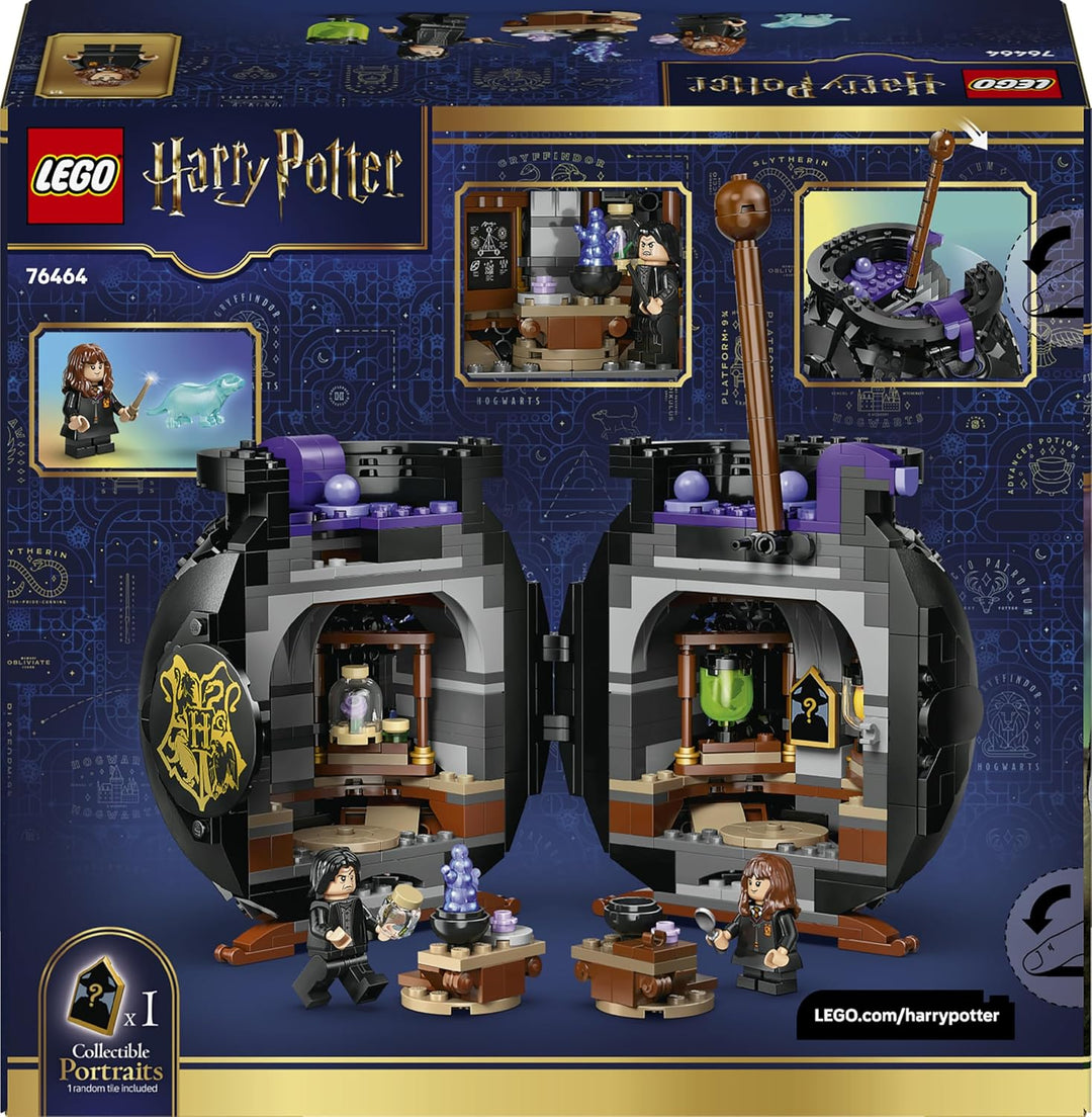 LEGO Harry Potter Kessel: Geheimes Klassenzimmer für Zaubertränke - DIY Set für Schreibtisch oder Sc