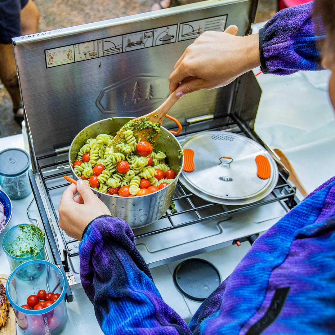GSI Outdoors Stainless Steel Base Camper - 3 Pieces Cookset Einheitsgrösse, Einheitsgröße