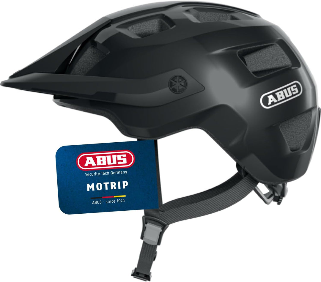 ABUS MTB-Helm MoTrip - robuster Fahrradhelm mit höhenverstellbarem Schirm für Mountainbiker - indivi