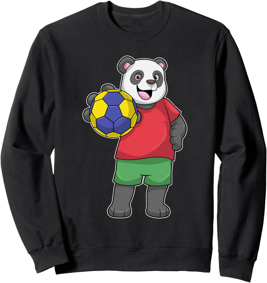 Panda Handballer Handball Sport Sweatshirt