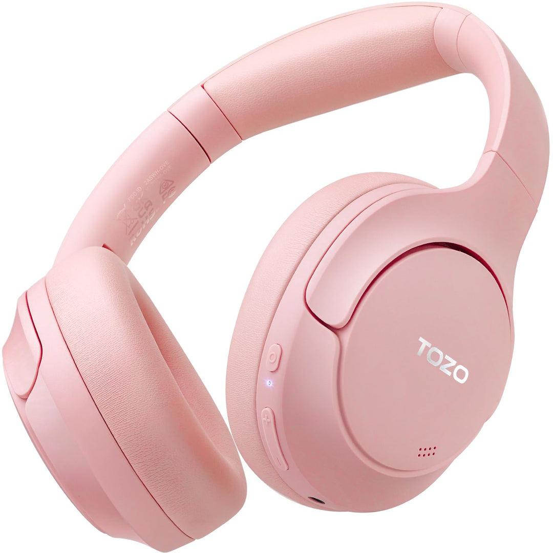 TOZO HT2 Over Ear Kopfhörer Bluetooth,Hybrid Active Noise Cancelling Kopfhörer,Kopfhörer Kabellos Bl