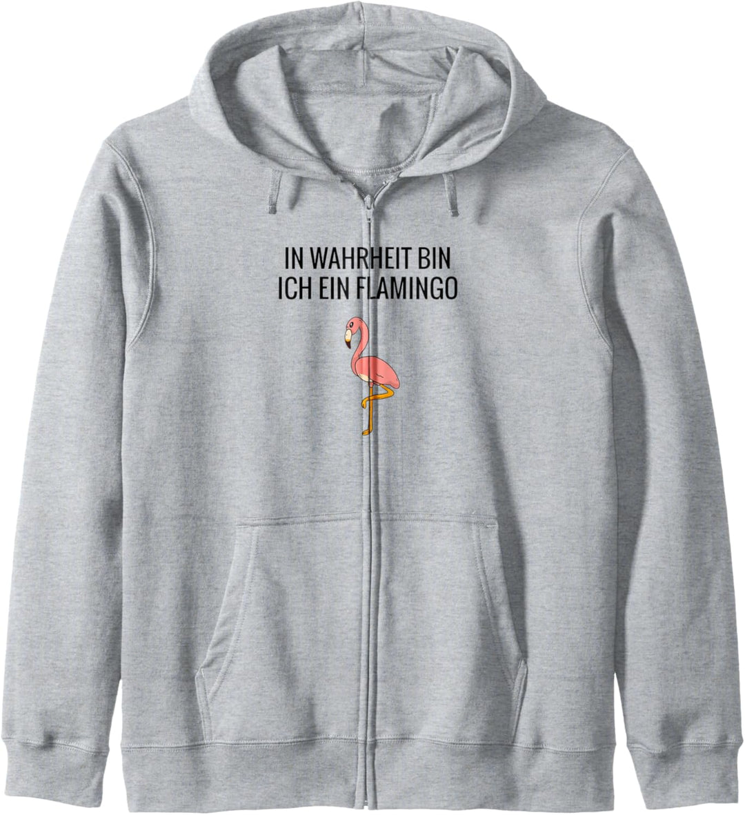 In Wahrheit bin ich ein Flamingo Damen Herren Flamingo Kapuzenjacke