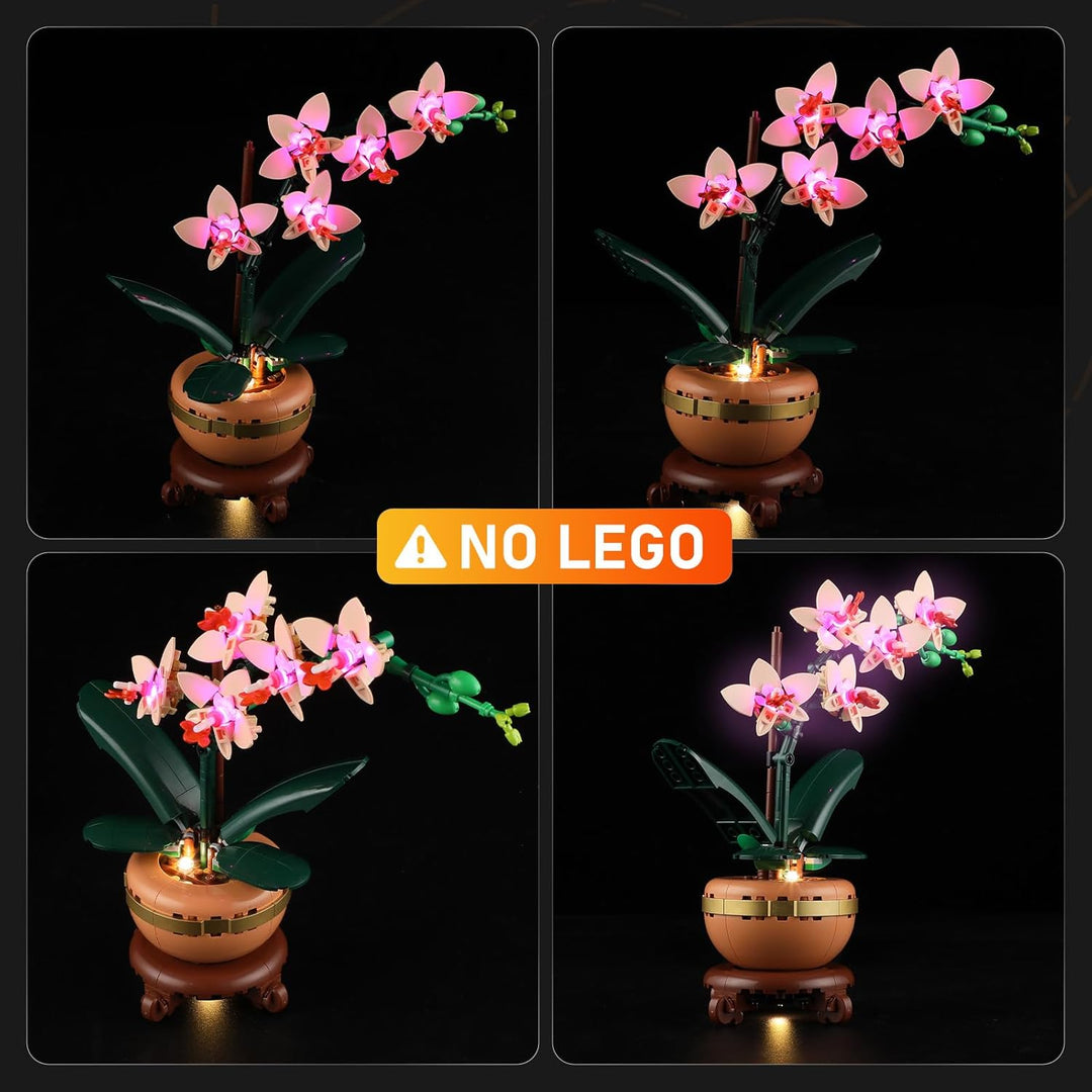 LIGHTAILING Licht-Set Für Lego-10343 Mini-Orchidee - Led-Beleuchtungsset Kompatibel Mit Lego Baustei
