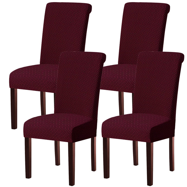 KELUINA Moderne Stuhlhussen 1er/2er/4er/6er Set, Stretch Stulhhussen Schwingstuhl Elastisch Abnehmba