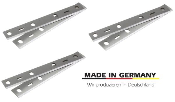 6 Stück Variolux Euromate Abrichthobelmaschine V-HO 204-1500 Hobelmesser