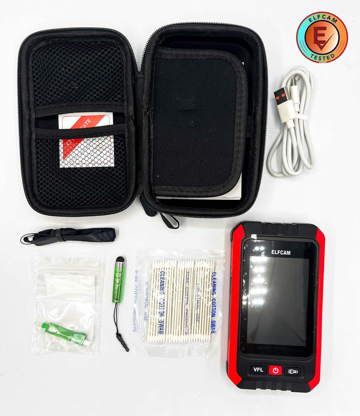 Elfcam - Mini OTDR Monomode 1310nm/1550nm, 22dB/20dB, bis zu 60km, mit Optischem Photometer/Multimet
