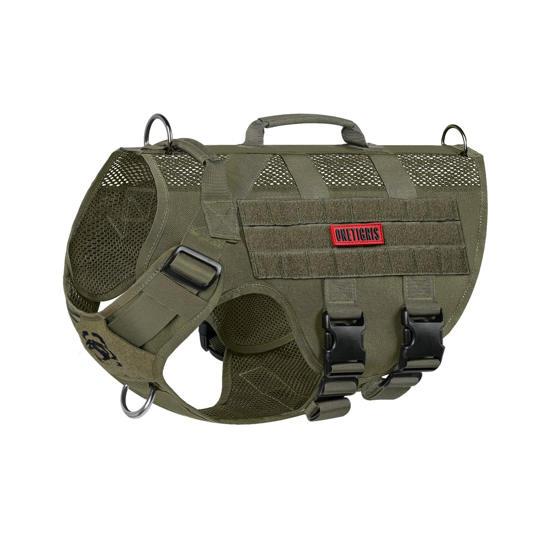 OneTigris No-Pull Hundegeschirr, AIRE MESH Einstellbar Sicherheitsgeschirr Ultra Atmungsaktiv für Gr