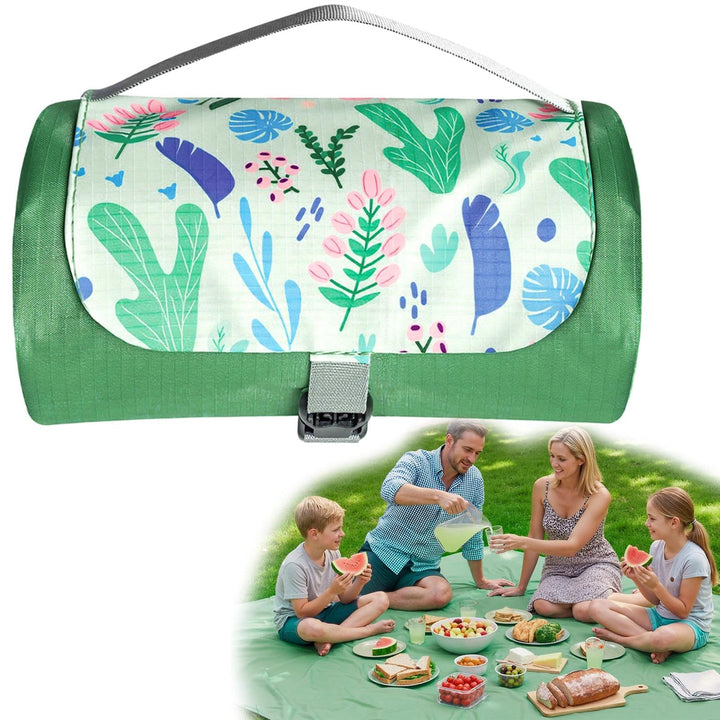 Picknickdecke Wasserdicht 150 x 210 cm,Ultraleicht Tragbar Campingdecke, Waschbare Sandfest Strandde