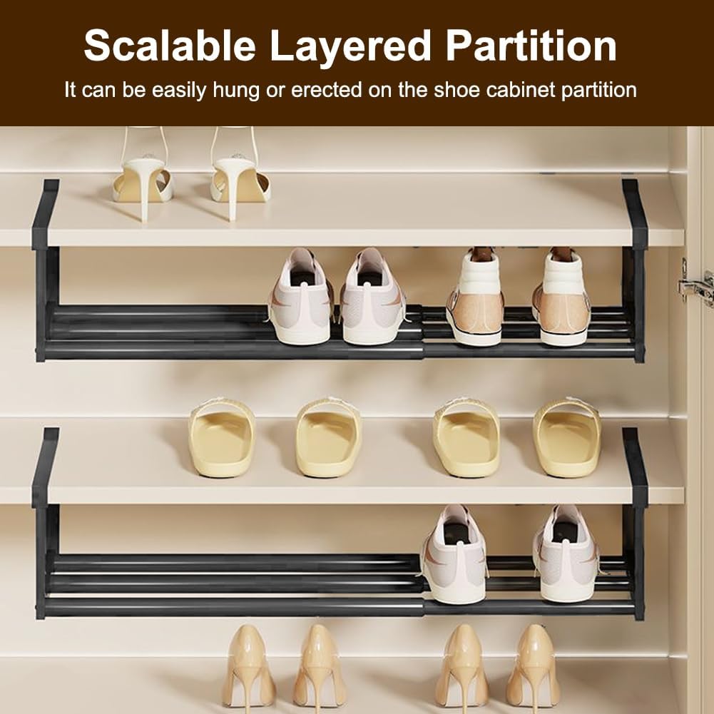 Erweiterbarer Hängender Schrank Organizer 40-70cm | Stilvoll & Einfach zu Installiere | Für Küche, K