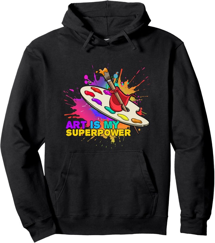 Künstler Maler Artist Kunst Ist Meine Superkraft Farbklecks Pullover Hoodie