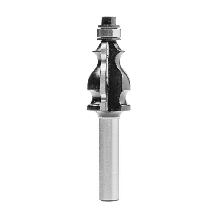 ENT 15450 Dekorativer Langprofilfräser HW, Schaft (S) 8 mm, Durchmesser (D) 19 mm, NL 24,4 mm, R 2 m