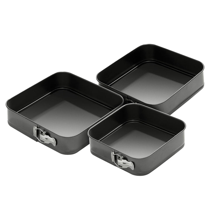 Premier Housewares 104267 Housewares Quadratische Springformen, 0,4 mm, antihaftbeschichtet, 24 / 26