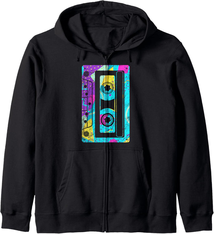 Cassette Tape Costume 80s 90s | Vintage Retro Kapuzenjacke