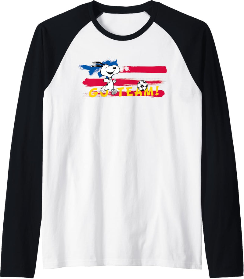 Peanuts Go USA Raglan