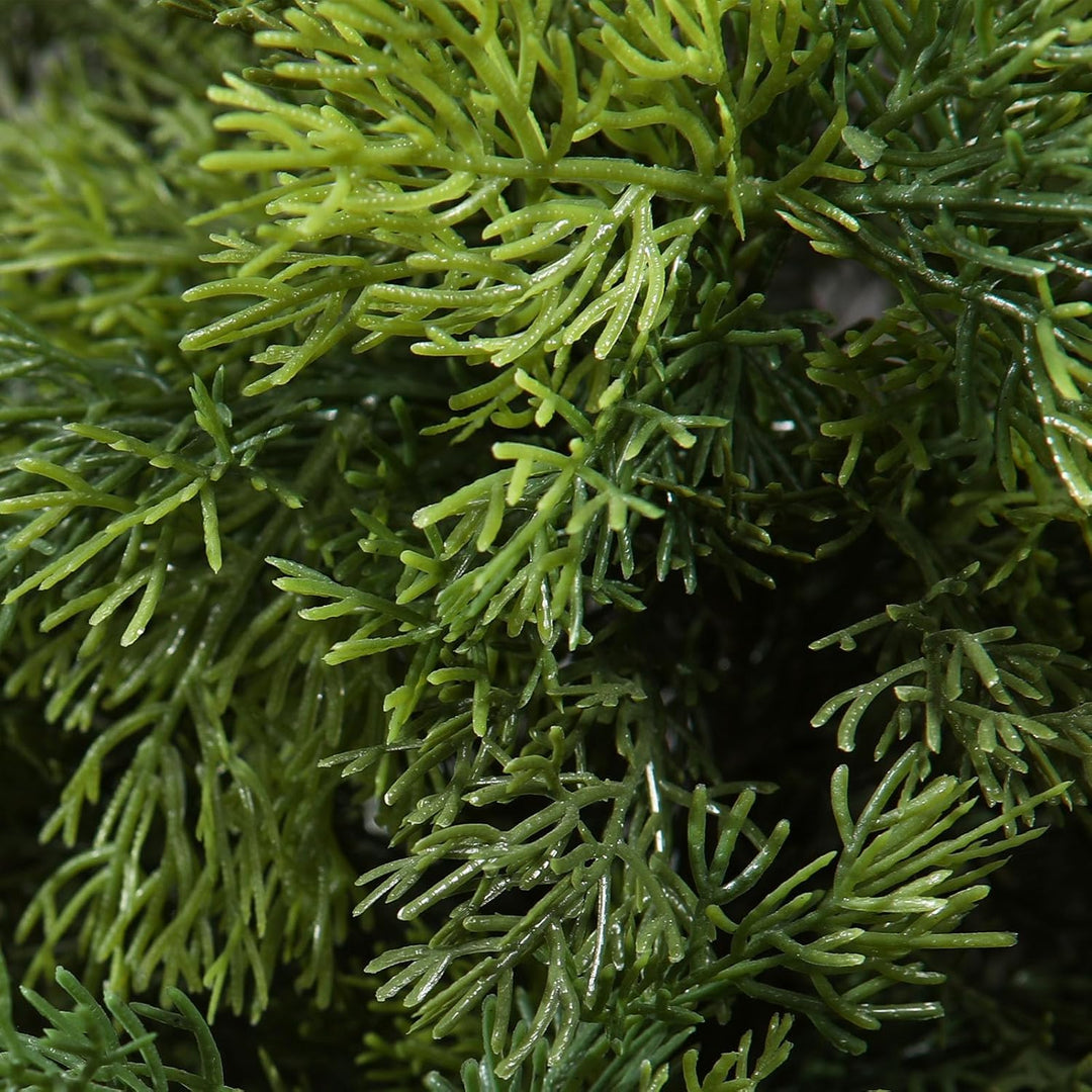 CROSOFMI Künstliche Pflanzen Gross Zedernbaum 155 cm Kunstpflanzen Wie Echt im Topf Plastik Fake Pla