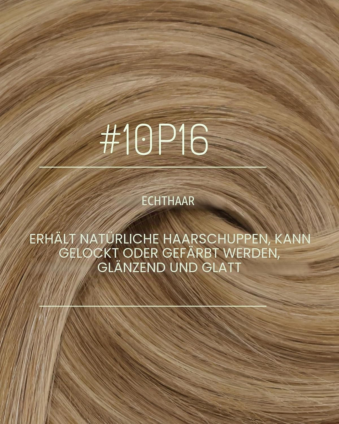 RUNATURE Clip on Extensions Echthaar Blond mit Goldblond Clip in Haarverlangerung Echthaar Remy Haar