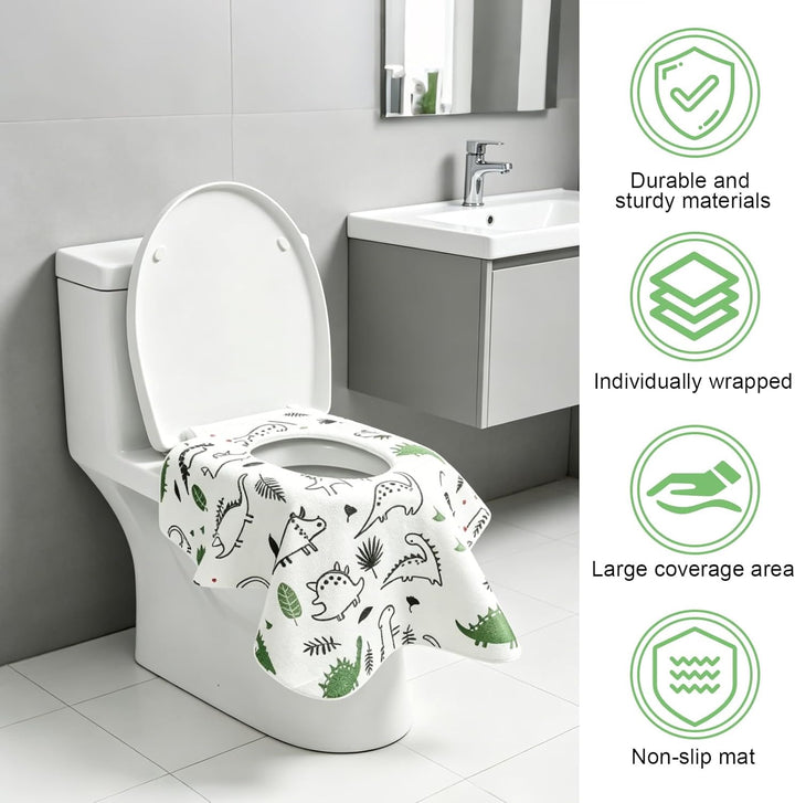 Toilettenauflage 40 Stück Einweg Toilettensitzbezug Vliesmaterial Einweg Toiletten Sitzbezug Rutschf