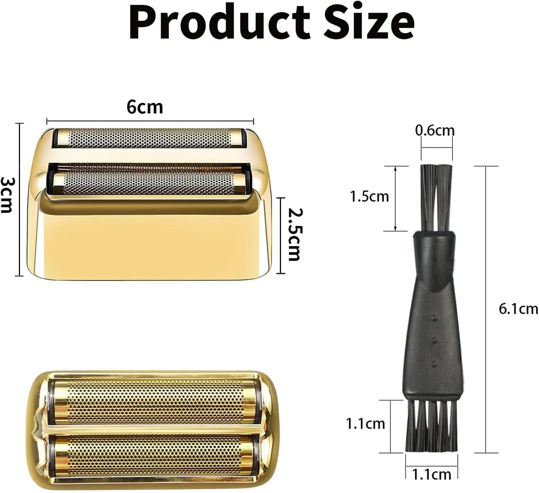2 Stück Rasierer Ersatzfolienkopf Kompatibel für BaByliss Doppelfolienrasierer, Ersatzfolie Kompatib
