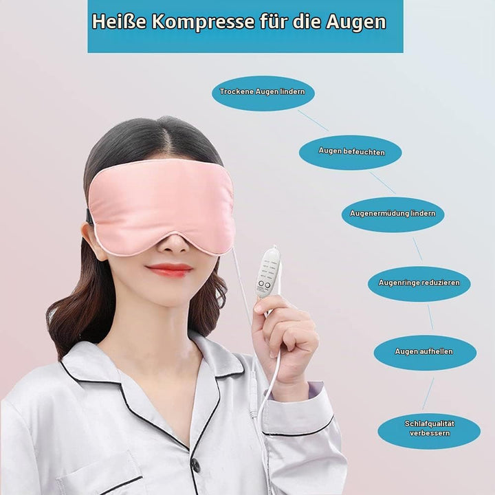 Beheizbare Augenmaske für trockene Augen, PJYU Wärmende Augenmaske Elektrische Maske zur Behandlung
