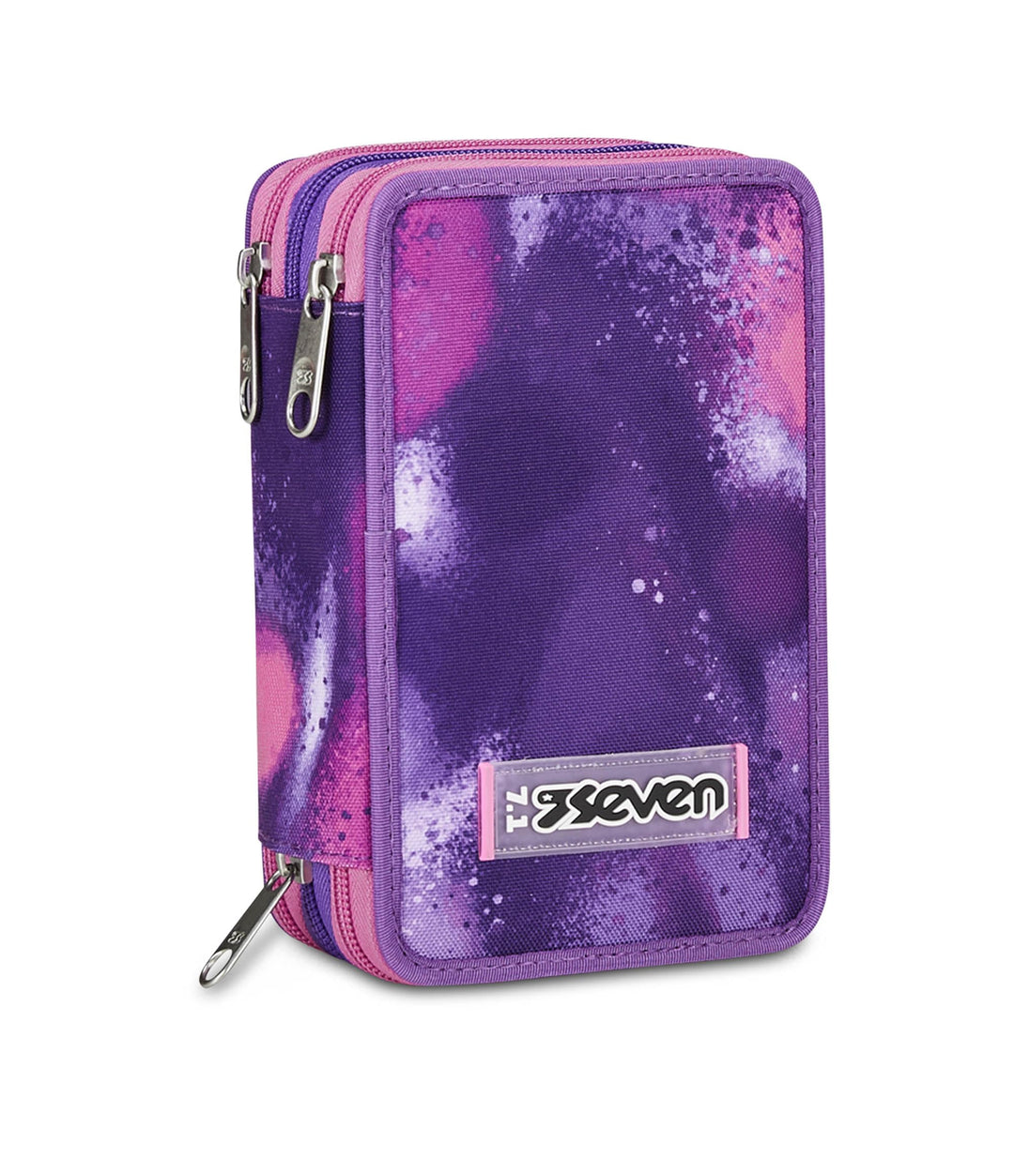 Seven Federmäppchen, Mäppchen, Mehrfarbig, Federtasche für Schreibwaren, Etui mit Stiften, Kugelschr