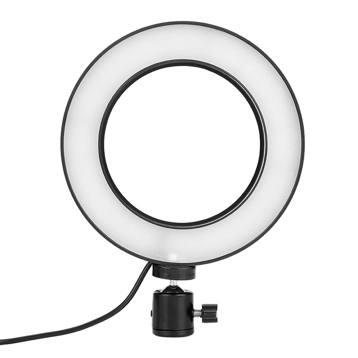 6 Zoll Rundes LED-Ringlicht, USB-Schnittstelle Dreifarbige Temperatur, 10 Stufen Einstellbare Dimmba