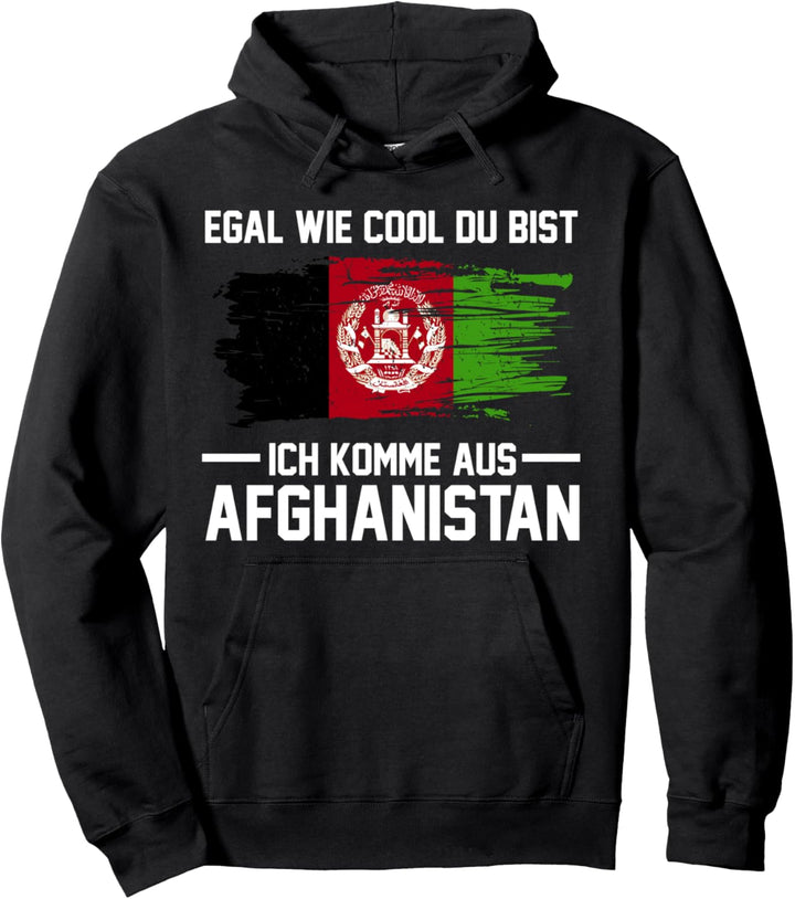 Afghane Afghanische Flagge Afghan Afghanisch Pullover Hoodie