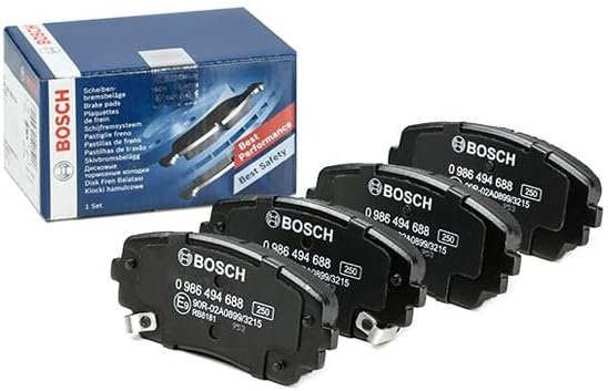 Bosch BP1683 Bremsbeläge - Vorderachse - ECE-R90 Zertifizierung - vier Bremsbeläge pro Set