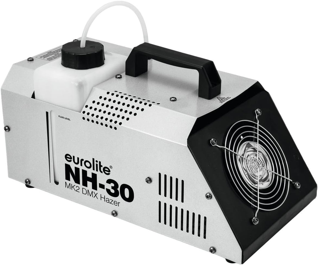 Eurolite NH-30 MK2 DMX Dunstnebelmaschine | Extrem kompakte, starke Maschine (720 W) mit Timer, Funk