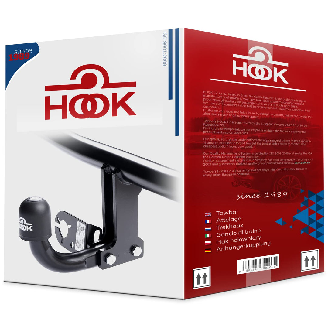 Hook starre AHK Anhängerkupplung für Mercedes-Benz Vito/Viano W639 Van 10.2003-2014 + universell Ele