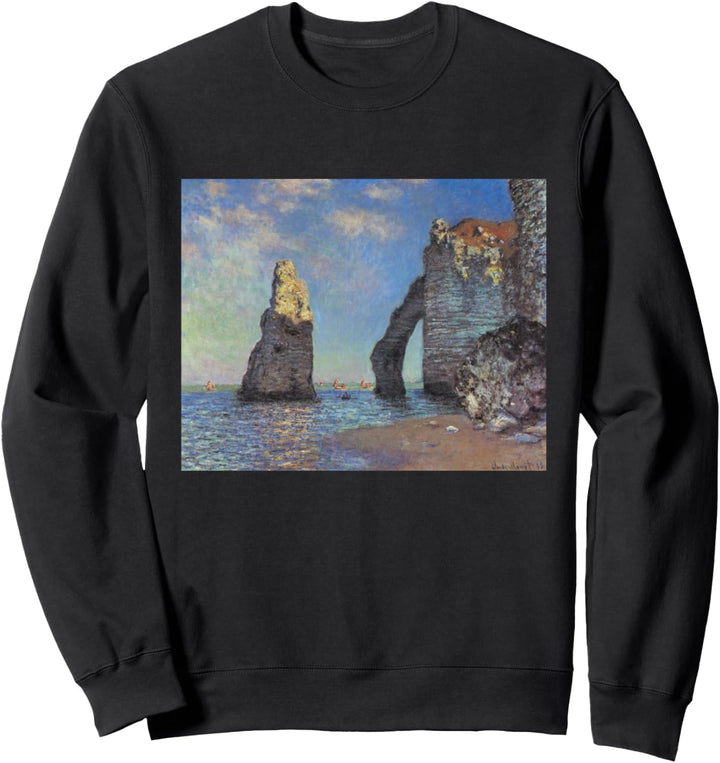 Monet's The Cliffs at Etretat Sweatshirt