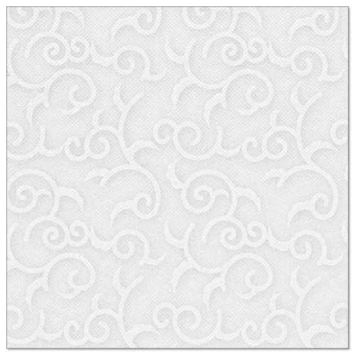 250 Servietten 1/4-Falz 40 x 40 cm weiss "Casali" (84876)
