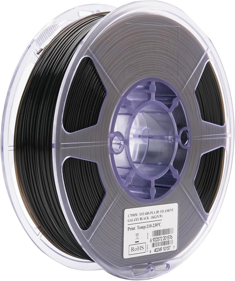 eSUN PLA Leuchtet 3D Drucker Filament, im Dunkeln Leuchtendes Sternenhimmel Filament 1.75mm, 1kg Spu