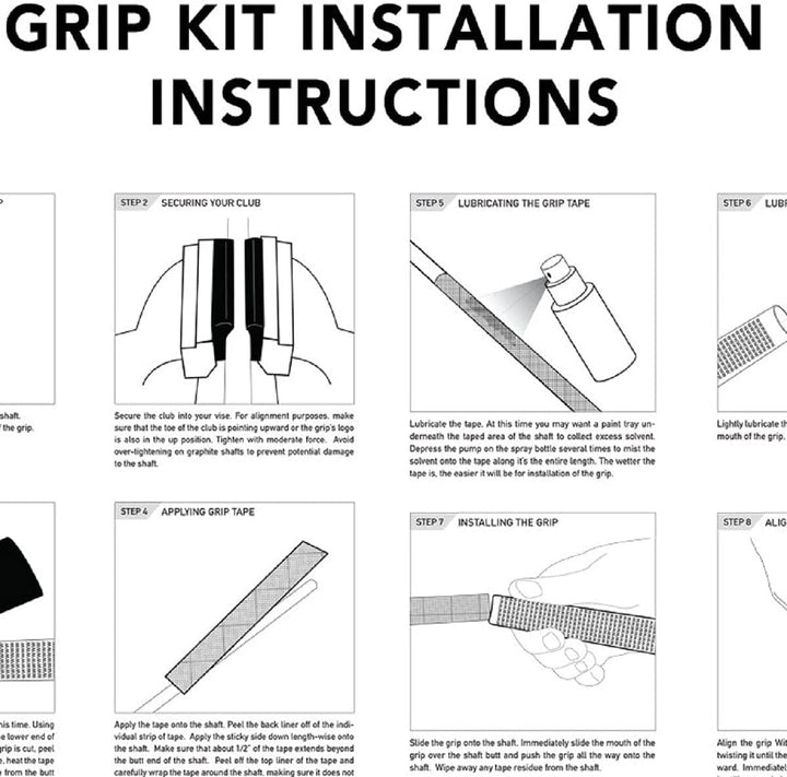 Karma Revolution Golfgriff-Set, Standard/Mittelgrösse/Jumbo, 9/13/25 Stück Jumbo (+1/16") 13 Teile,