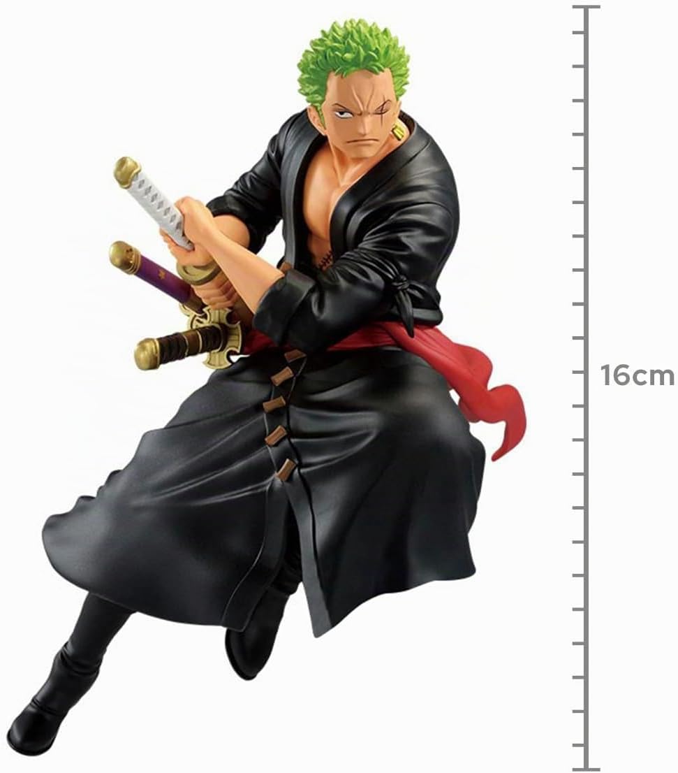 Banpresto Figur Statue One Piece Roronoa Zoro - Battle Record Collection - Höhe 17cm - Mehrfarbig
