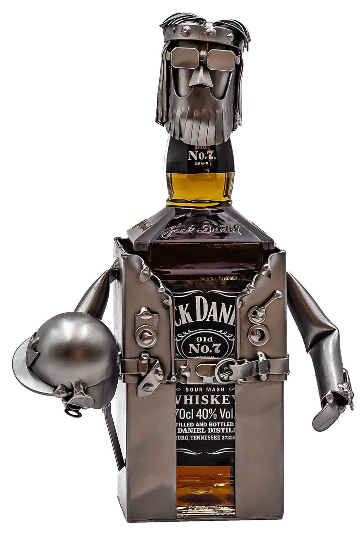 STEEMO Flaschenhalter Whisky-Biker für Jack Daniels