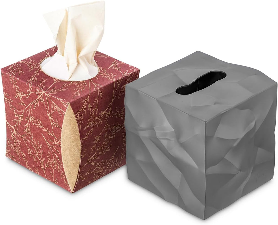 Essey Kosmetiktücher-Box Wipy Cube I, quadratischer Taschentuchspender, Design Taschentuchbox, 13x13