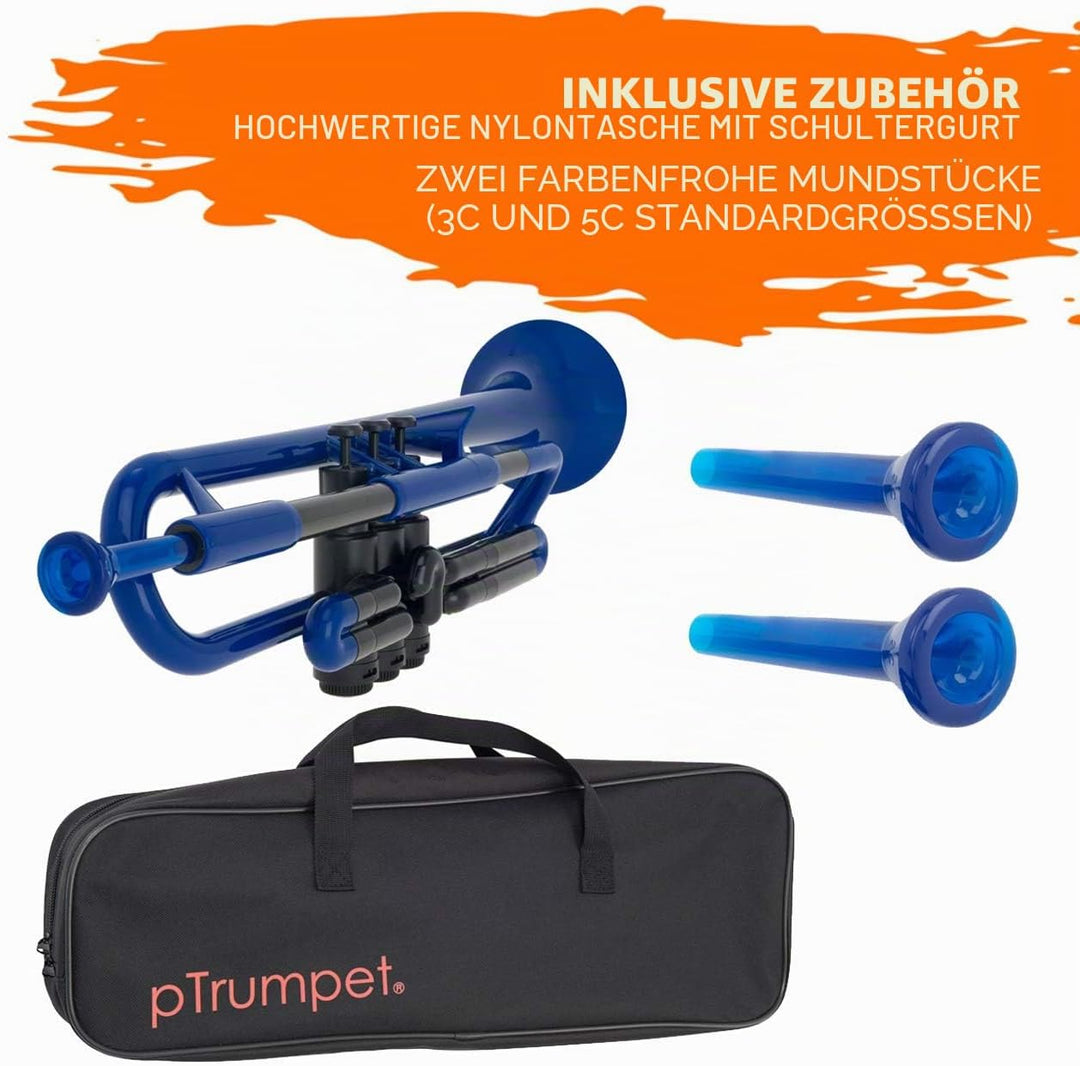 pTrumpet B Trompete blau - Kunststoff, blau