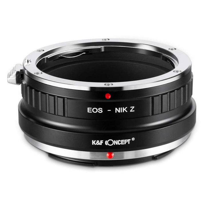 K&F Concept EOS-NIK Z Bajonettadapter Objektiv Ring für Canon EOS EF EF-S Objektiv auf Nikon Z 7 und