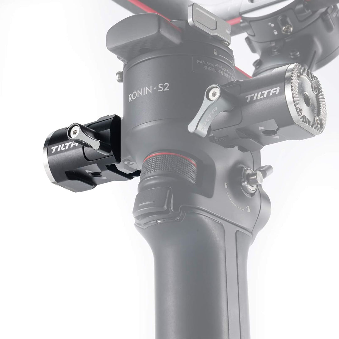 Tilta Linke Side NATO Rail zum Rosettenadapter für DJI RS 2/RS 3 Pro/RSC 2/RS 3 Gimbal TGA-NRA-L