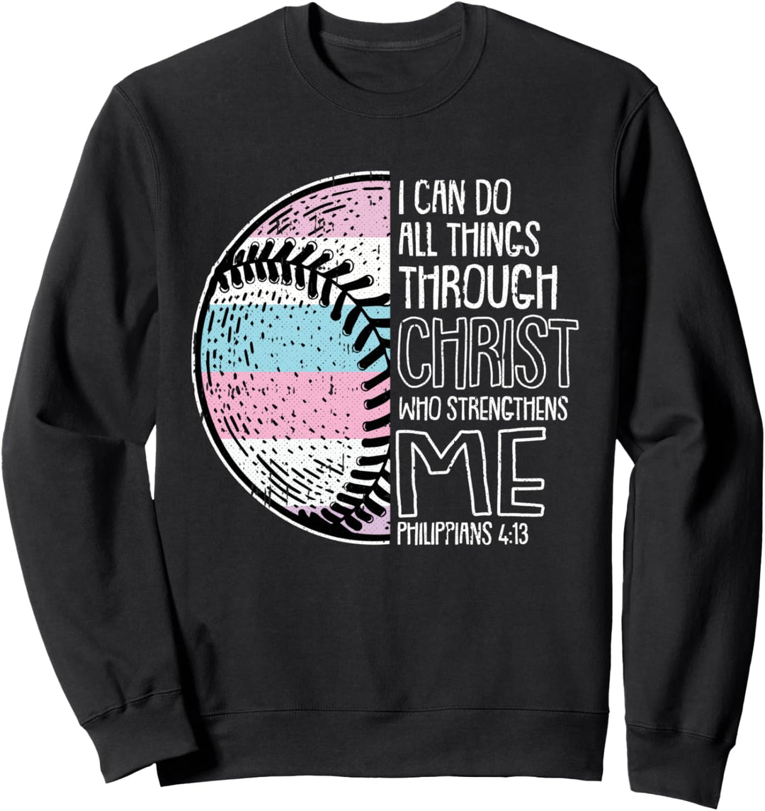 I Can Do All Things Through Christ Intersexual Pride LGBT-Q Sweatshirt