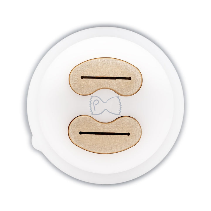 Pastidea - Matrize aus Bronze und POM Mafalde kompatibel mit Philips Pasta Maker Avance und Serie 70