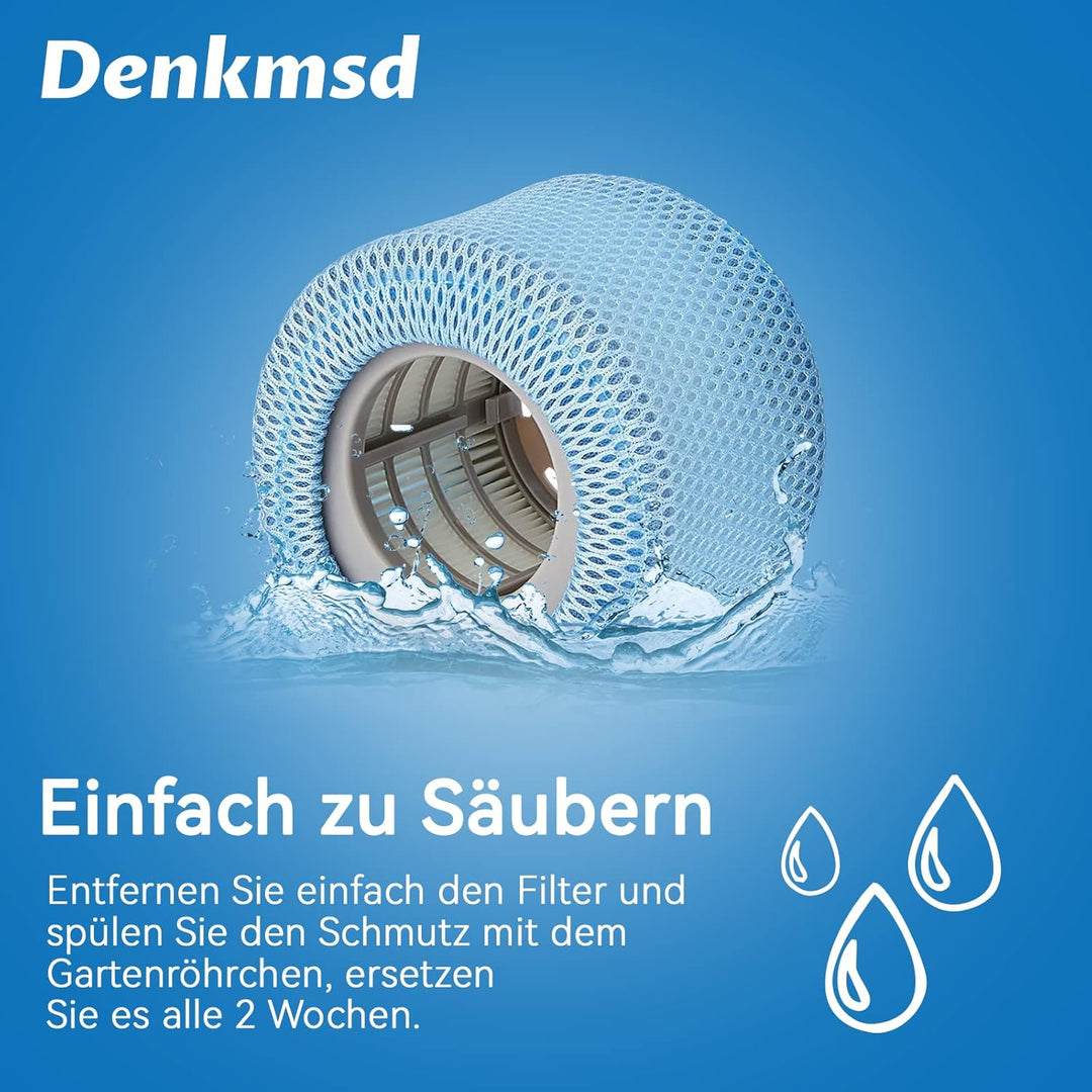 2 Stück Filterkartuschen mit Schutznetzen für MSpa Whirlpoal, Ersatz Filter Filterkartusche für MSpa