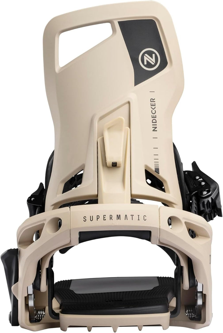 Nidecker Supermatic Snowboard – Universelle, doppelt einsteckbare automatische Bindung – Komfortabel